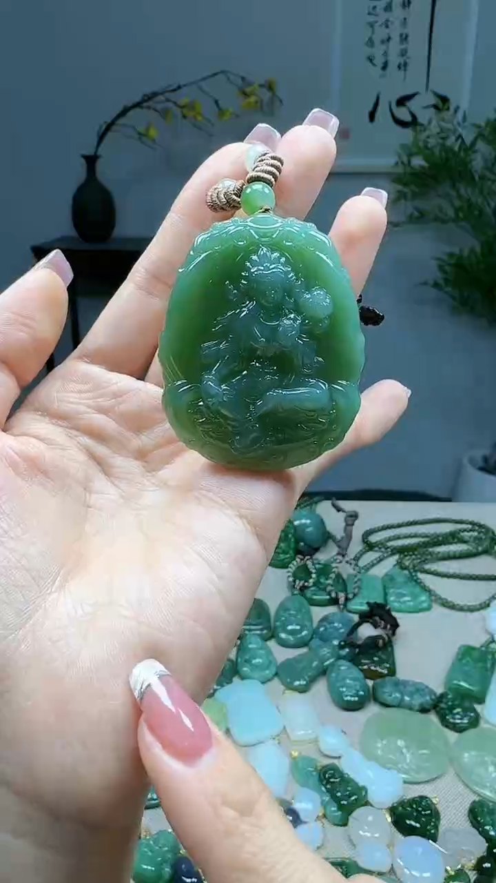 未镶嵌和田玉挂件热****爱1