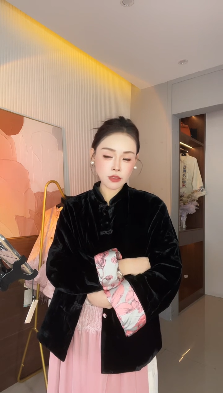 8873 黑色上衣外套 M85-105