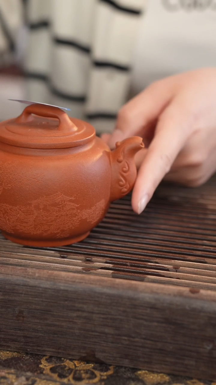 茶壶紫砂原矿手工制作【宽口】260cc