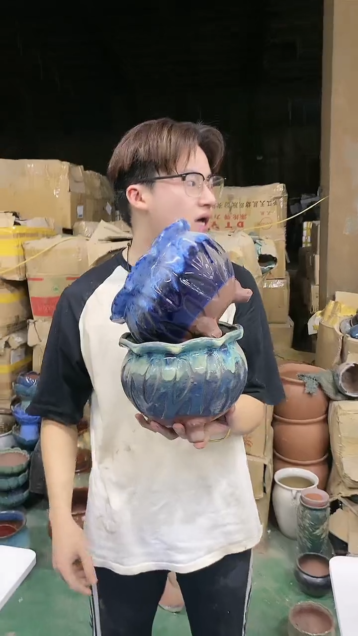 紫砂花盆宜兴紫砂粗陶花盆