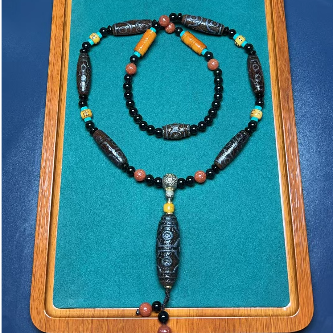 非金属珐琅项链 藏式经典高端 h项链