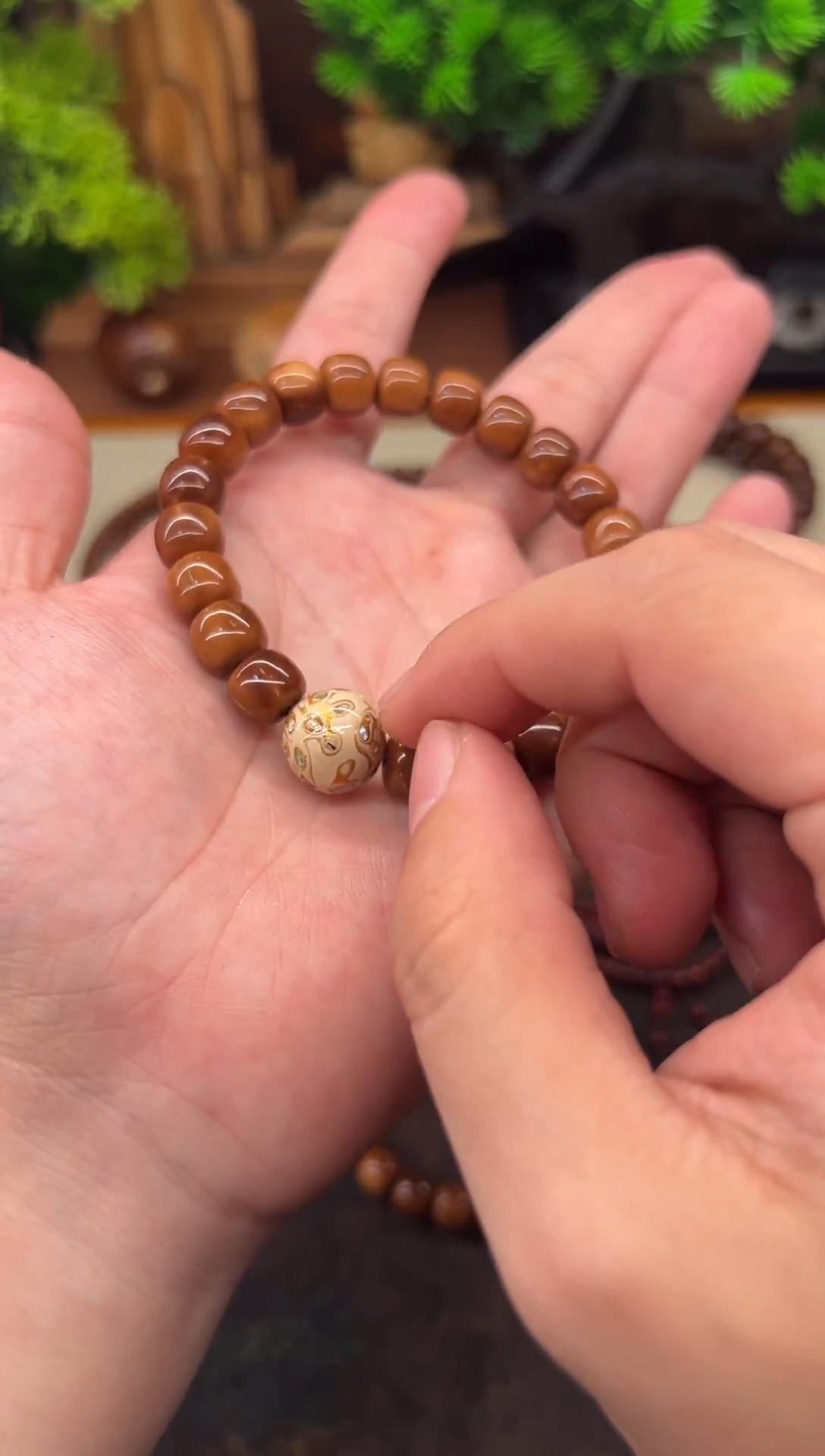 手串库克库克8*9老型香槟色大漆