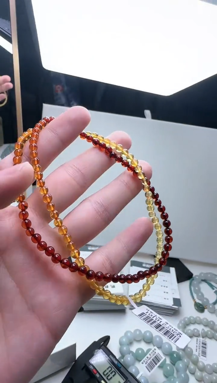 【闪购商品】琥珀手串未镶嵌琥珀手串13