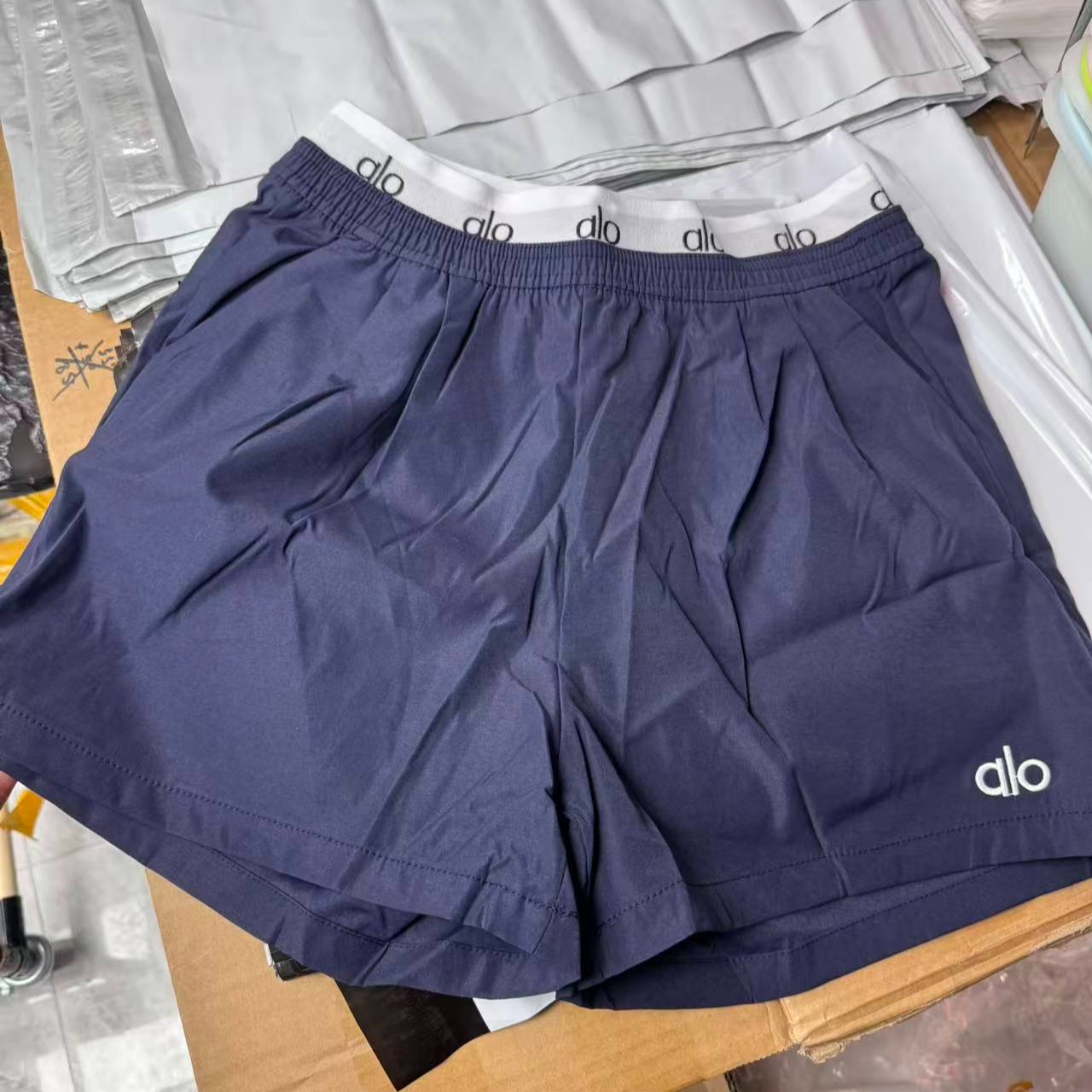 运动短裤透气超轻吸汗松紧女速干短裤时尚夏款双腰头休闲百搭