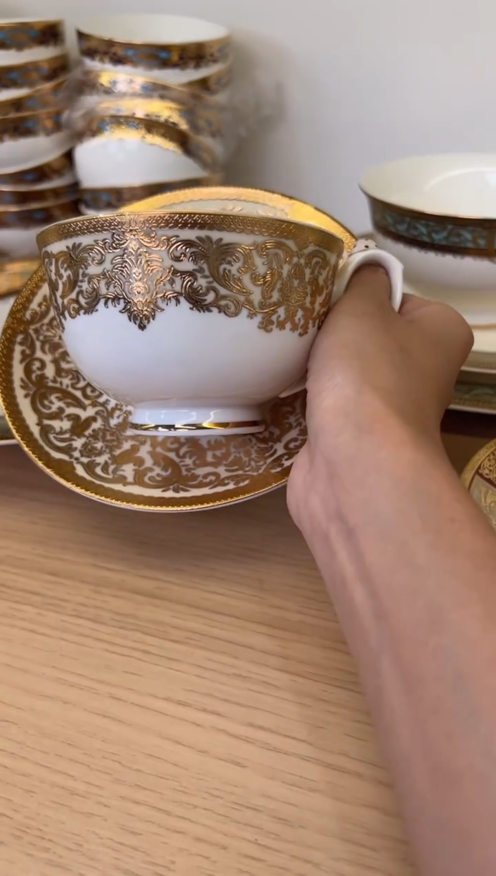 瓷片220cc杯碟一单一套