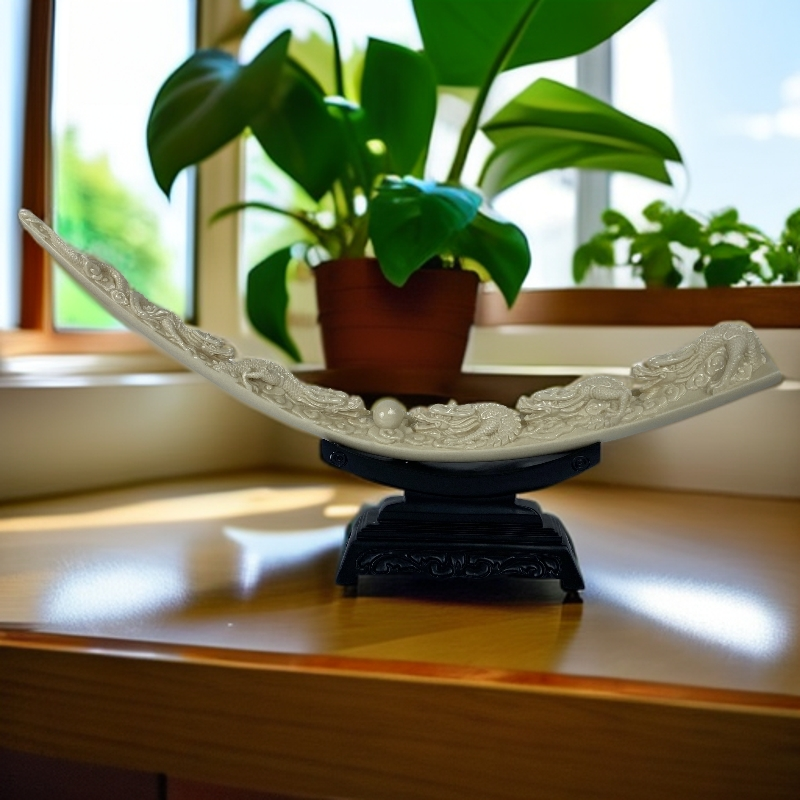 树脂仿象色【小王龙】牙雕刻复古摆件家居饰品家居办公室玄关装饰品