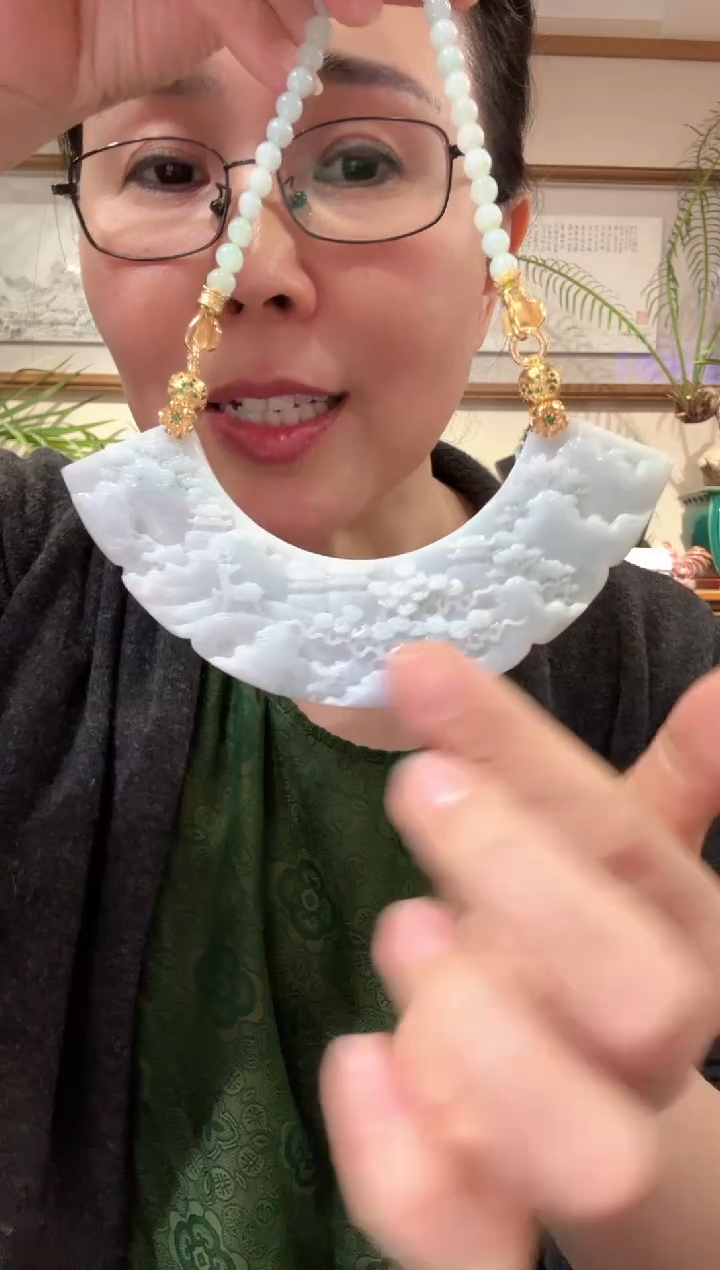 【闪购商品】翡翠颈饰未镶嵌国风