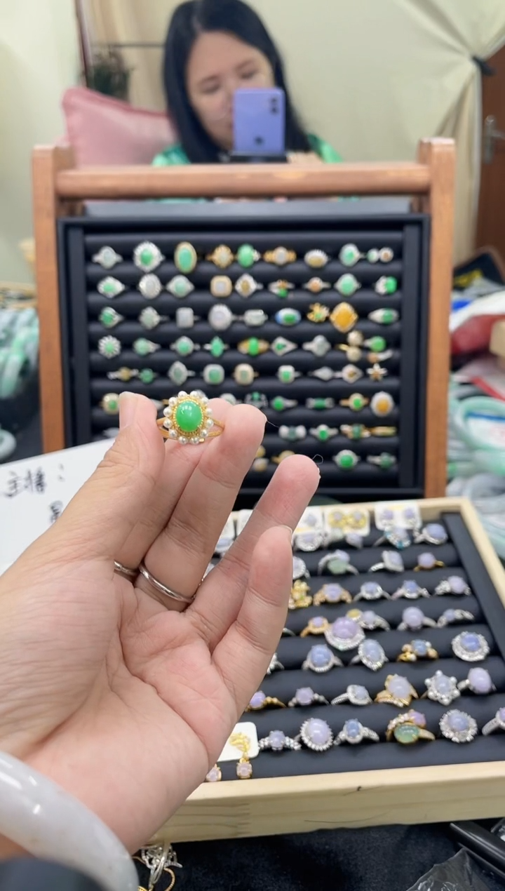 【闪购商品】翡翠戒指未镶嵌旦面戒指