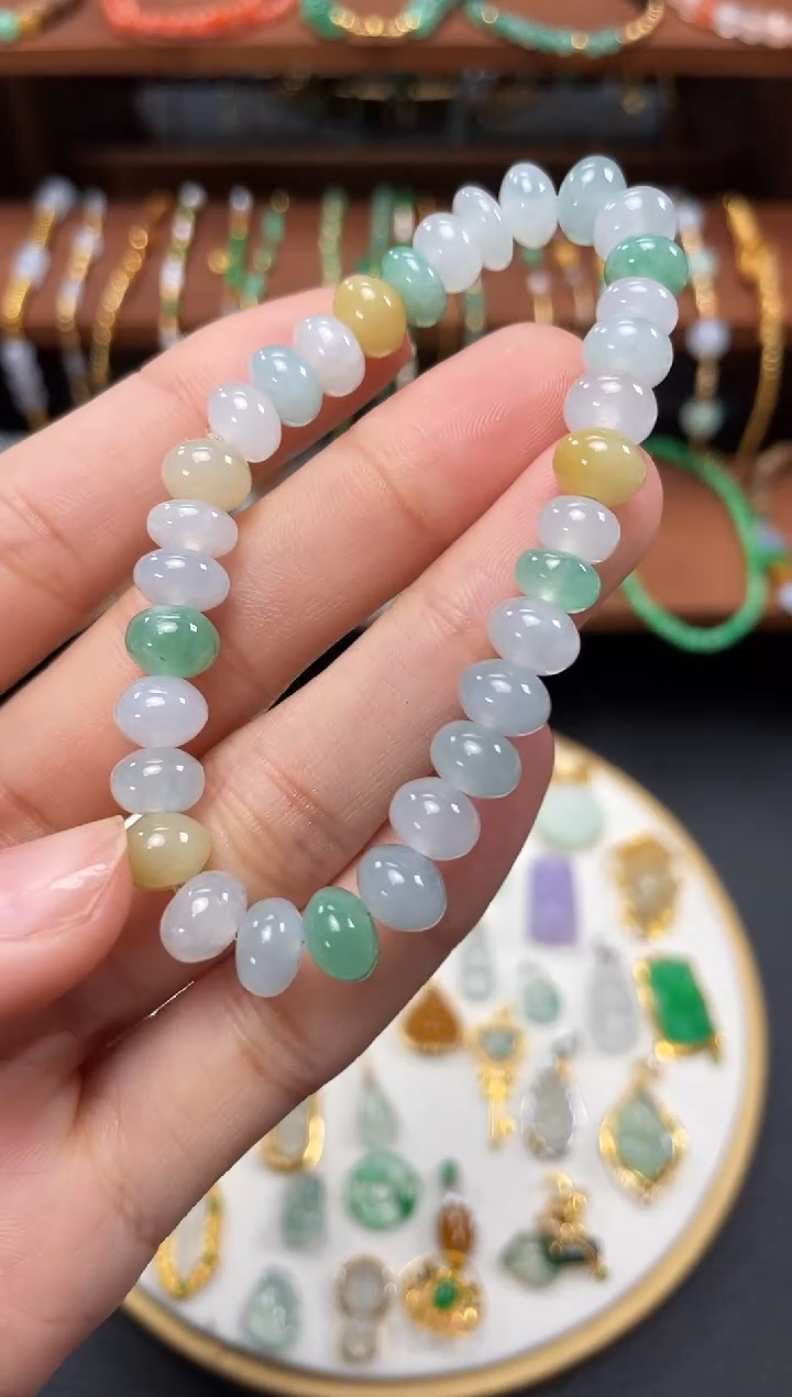 【闪购商品】翡翠套链未镶嵌一个   JK342