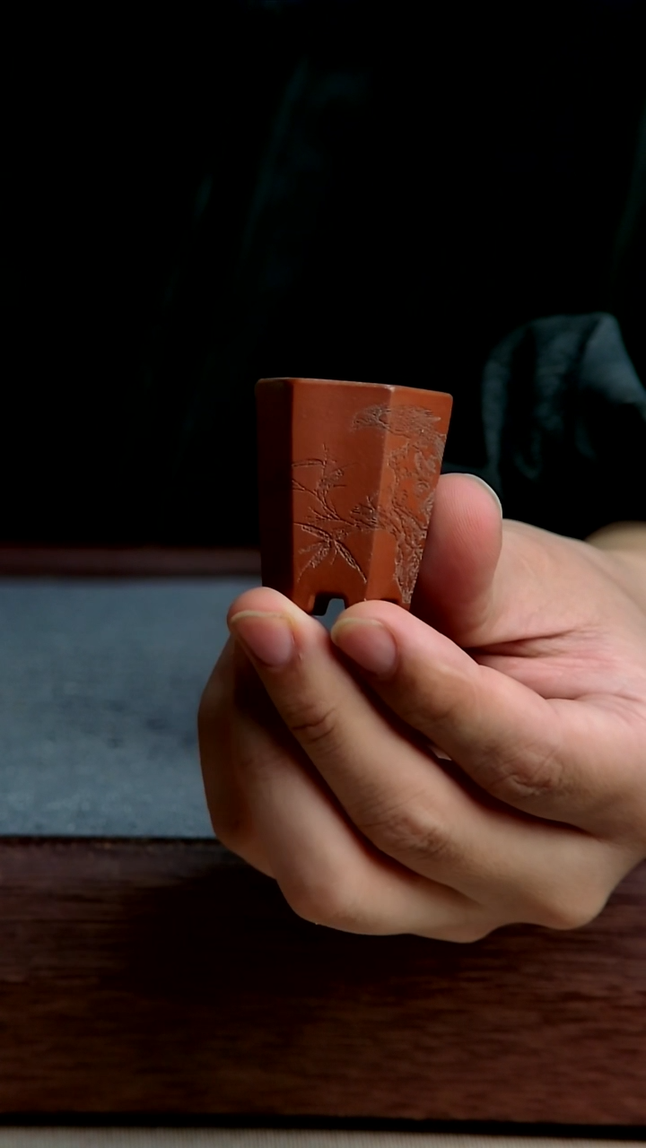 紫砂花盆2.5*3.5内径紫砂花盆