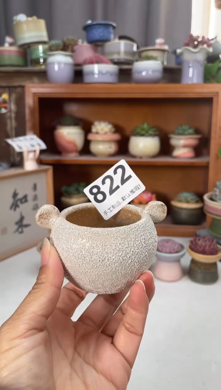 瓷片822知木小芳花盆