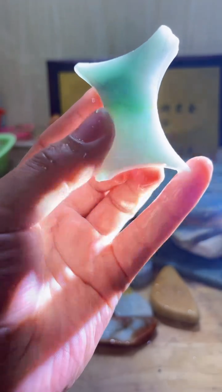 未镶嵌挂件翡翠A货常星2934