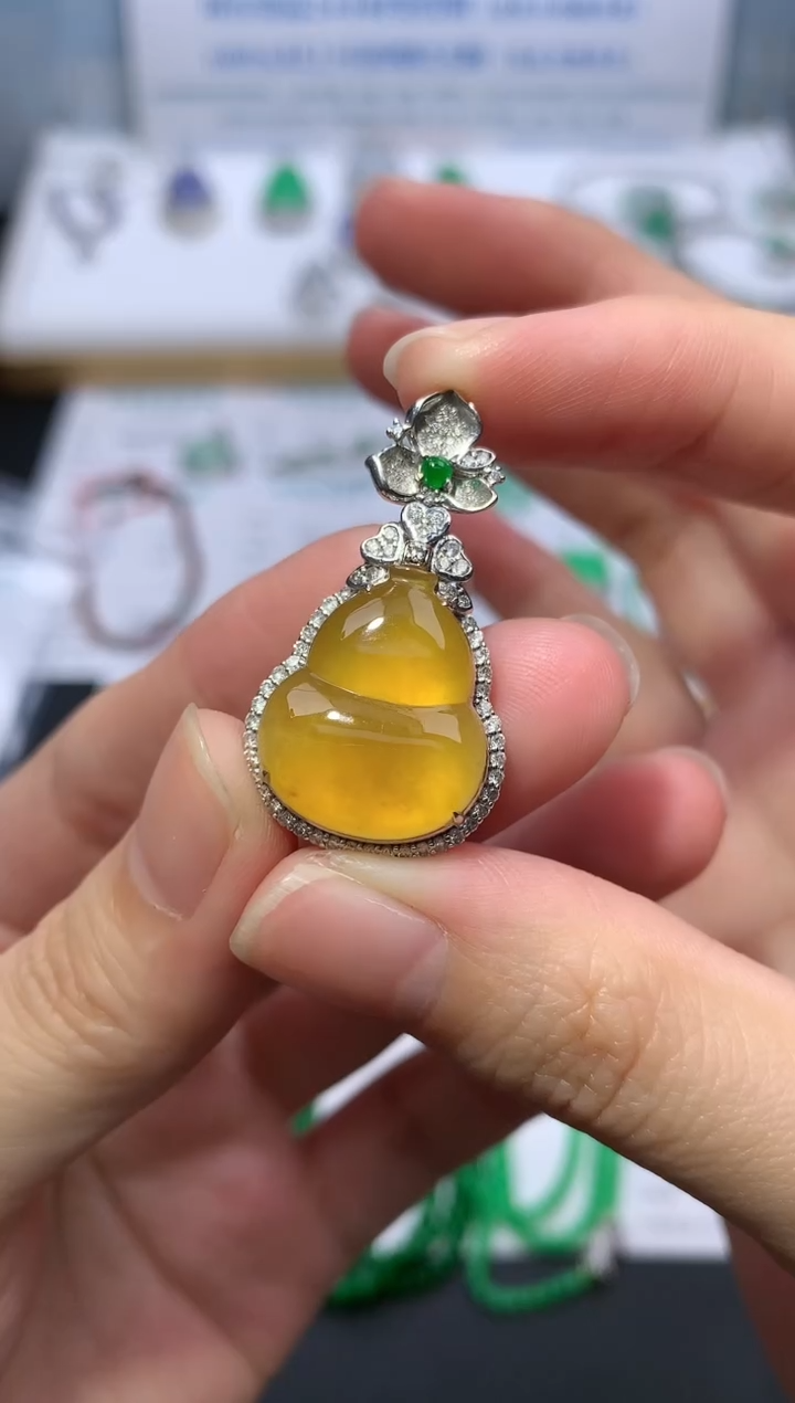 定制翡翠18K金镶嵌模式推广期24小时鉴赏期