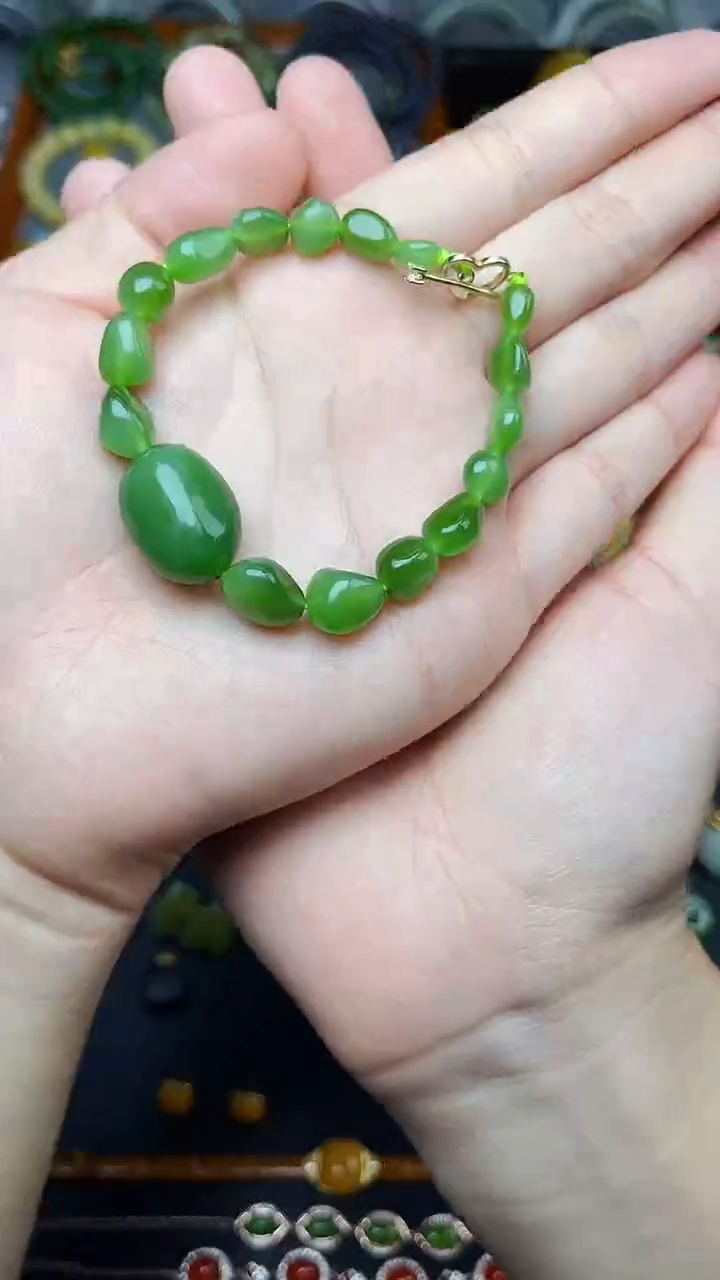 未镶嵌手串和田玉手链 06