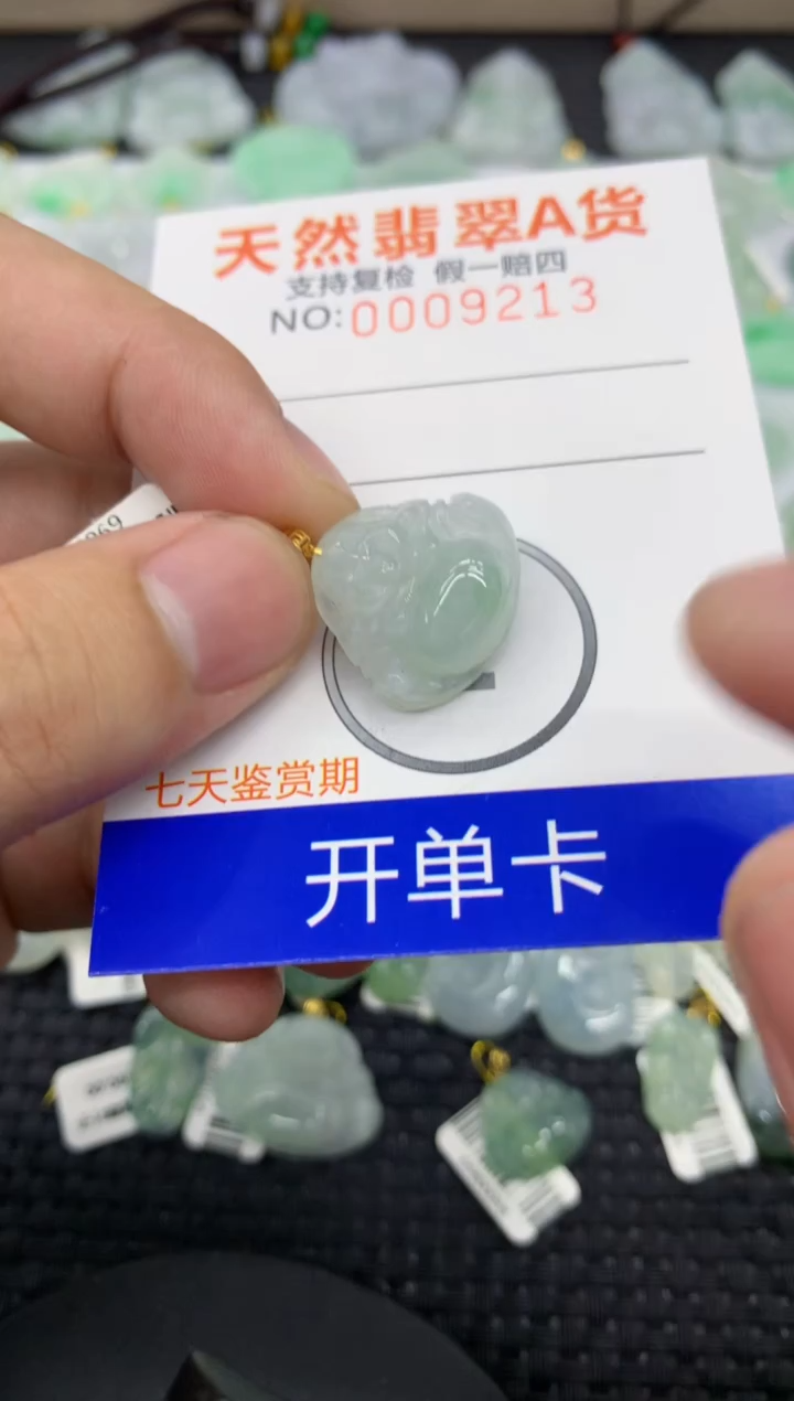 【闪购商品】翡翠颈饰18K金镶嵌11111111111