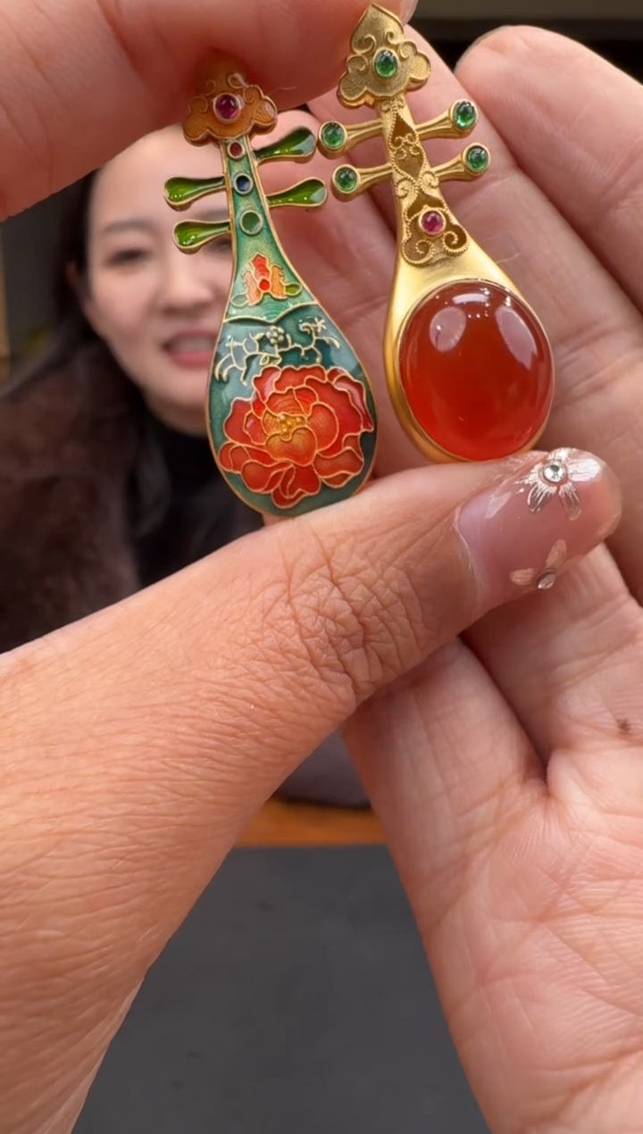 【闪购商品】南红玛瑙10818K金镶嵌2.2张卓多样性拍一发一