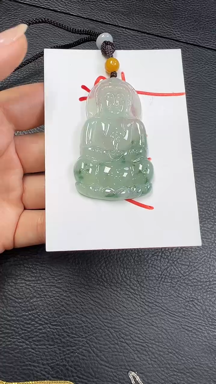 未镶嵌挂件翡翠观音