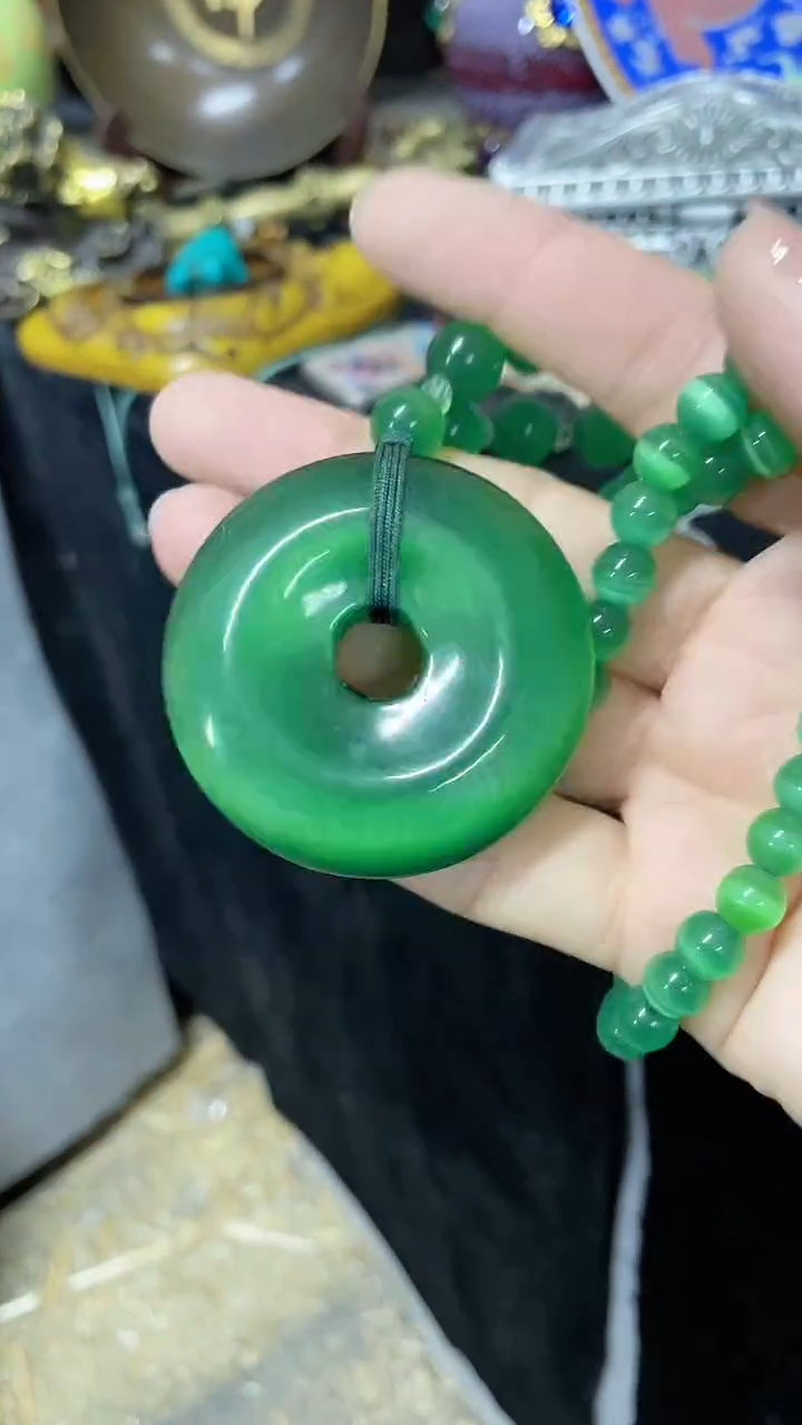 【闪购商品】和田玉（碧玉）颈饰未镶嵌主播推荐主播推荐