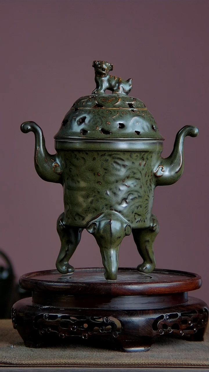 【闪购商品】景韵堂仿清茶叶末釉