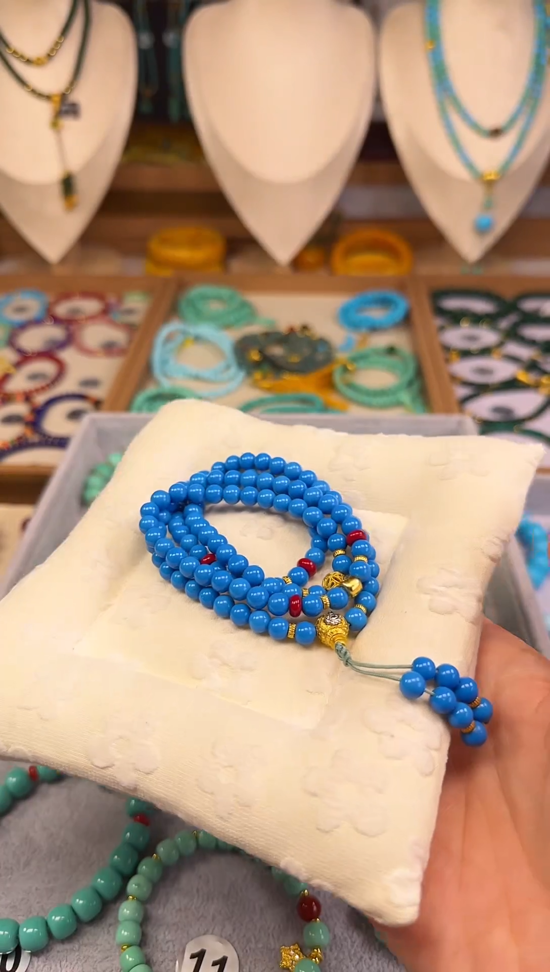 大漆工艺品手串/手链汀禾珍品——90