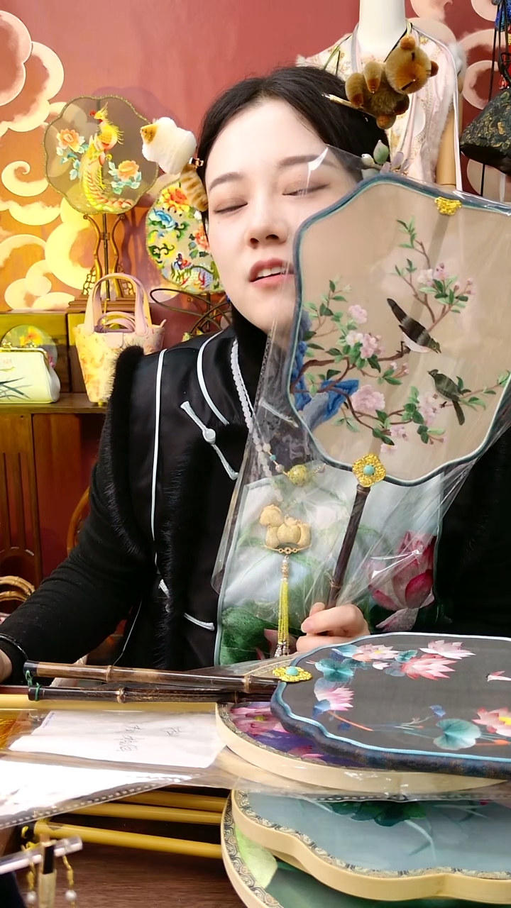 纯铜合金琉璃非遗绒花好美