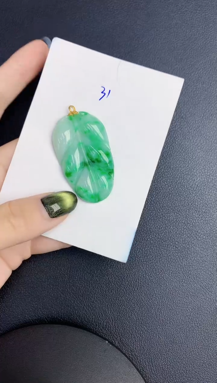 【闪购商品】翡翠颈饰18K金镶嵌0000000000