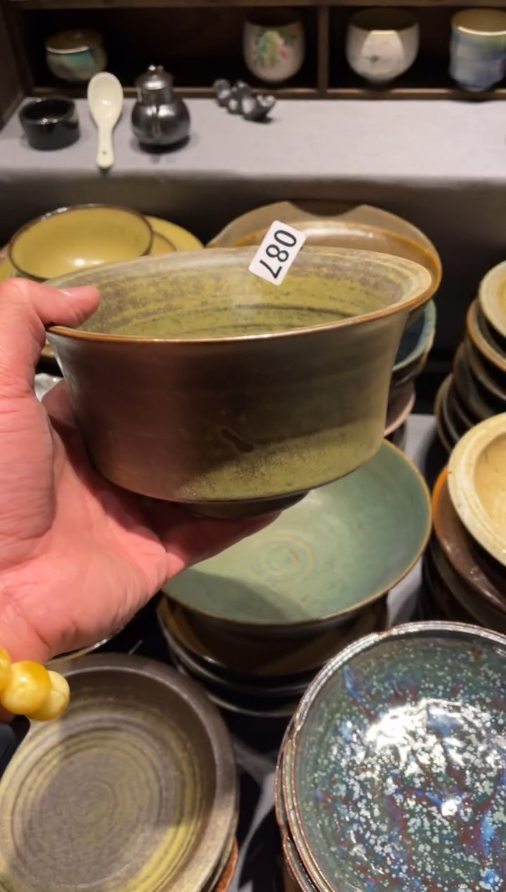 【闪购商品】瓷片87 微瑕手工手作面碗1个