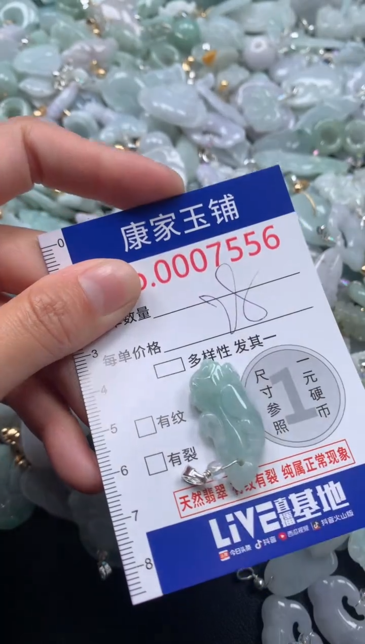 颈饰未镶嵌翡翠7556