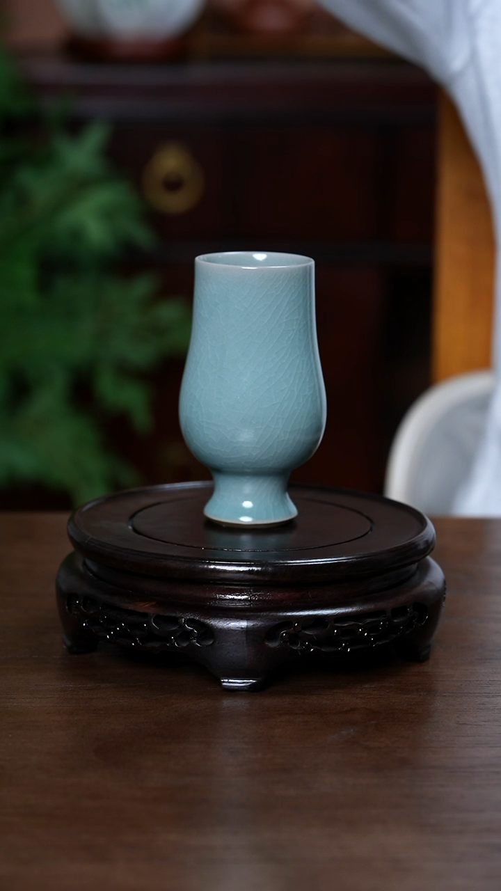 L·宝丰宋官窑原产地汝瓷凯恩杯