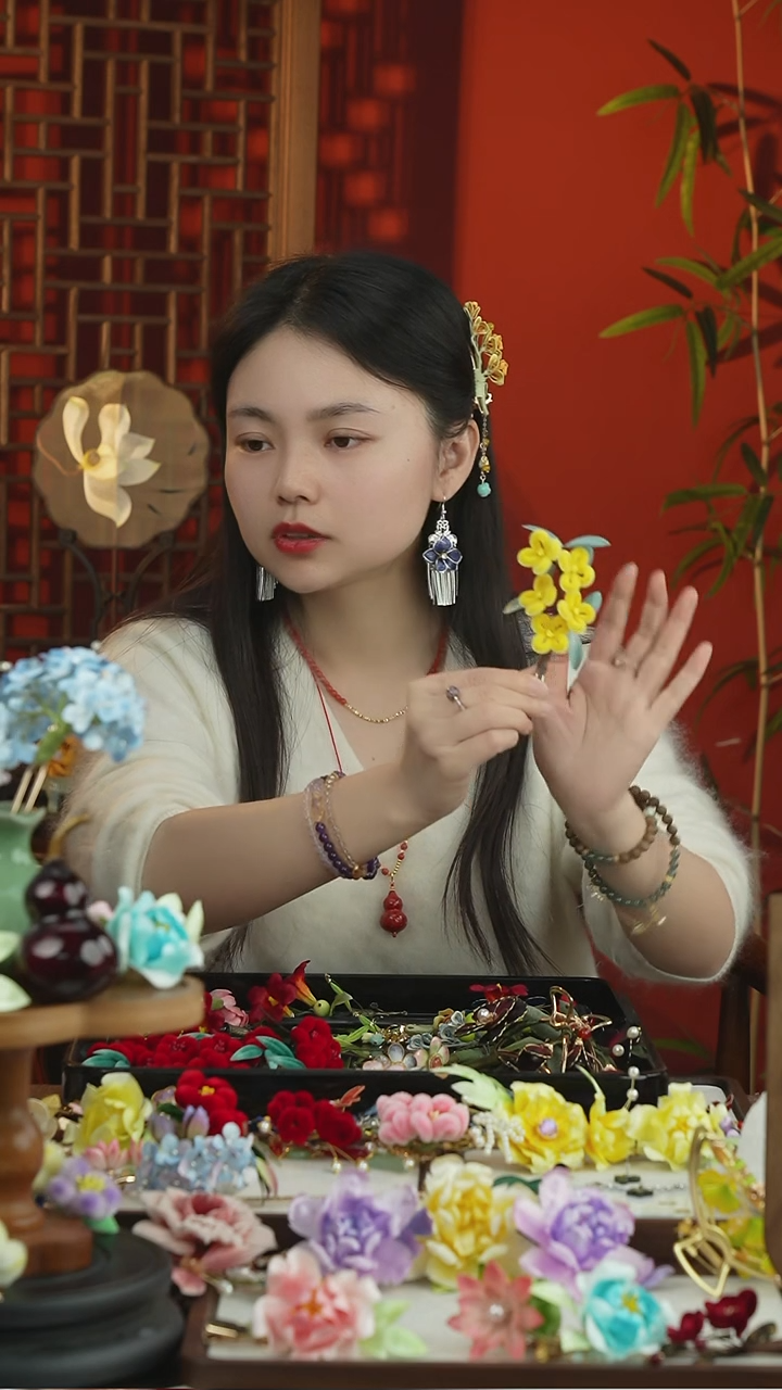 刺绣闪购纯手工非遗国风饰品