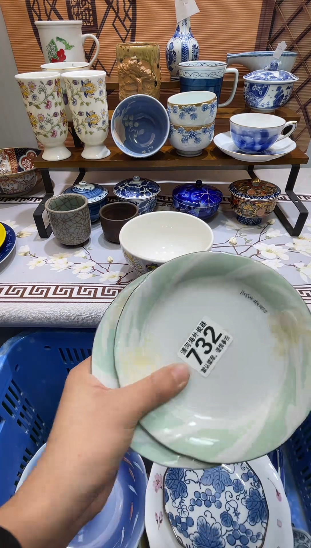 摆件幸**神瓷片瓷片瓷片