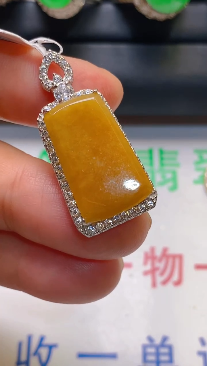 【闪购商品】翡翠耳饰银S925镶嵌天然A货翡翠1