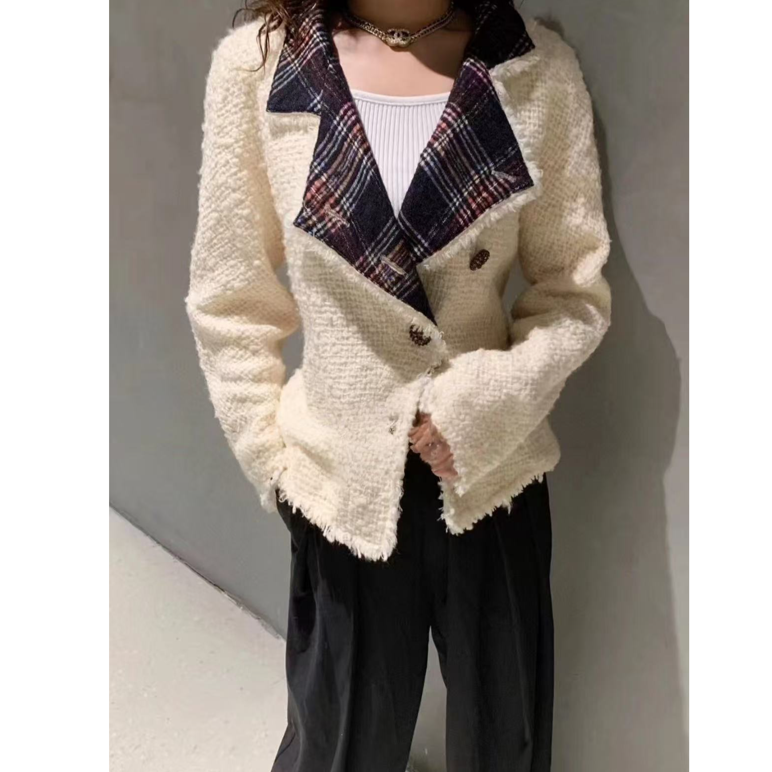 99新 Chanel/香奈儿 双双臻选/vv02556/香奈儿外套/38