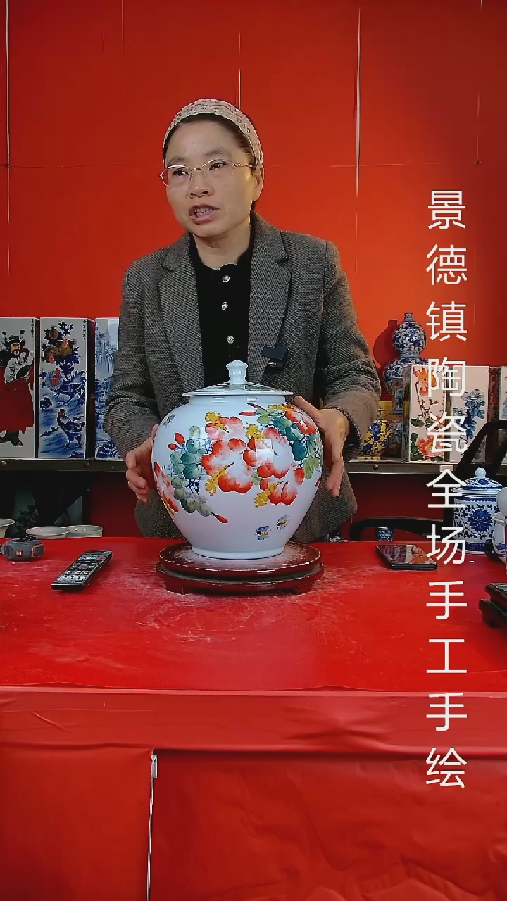 摆件陶瓷景德镇陶瓷 全场手工手绘