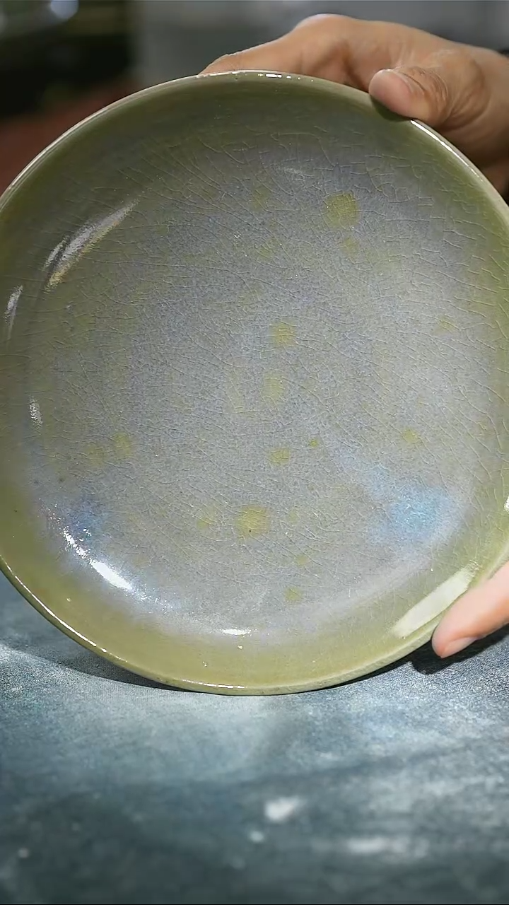 【闪购商品】碗浪鬼柴烧浪鬼家釉绘柴烧   