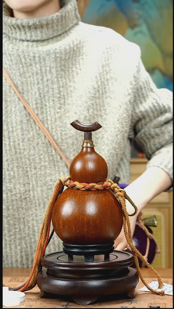 XE006腰扣款大漆款酒葫芦（现货现发）