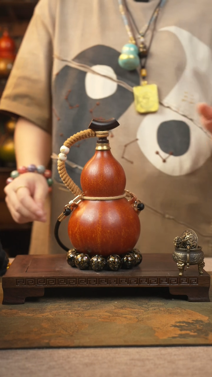 097大漆葫芦一物一拍记葫堂出品不带手串