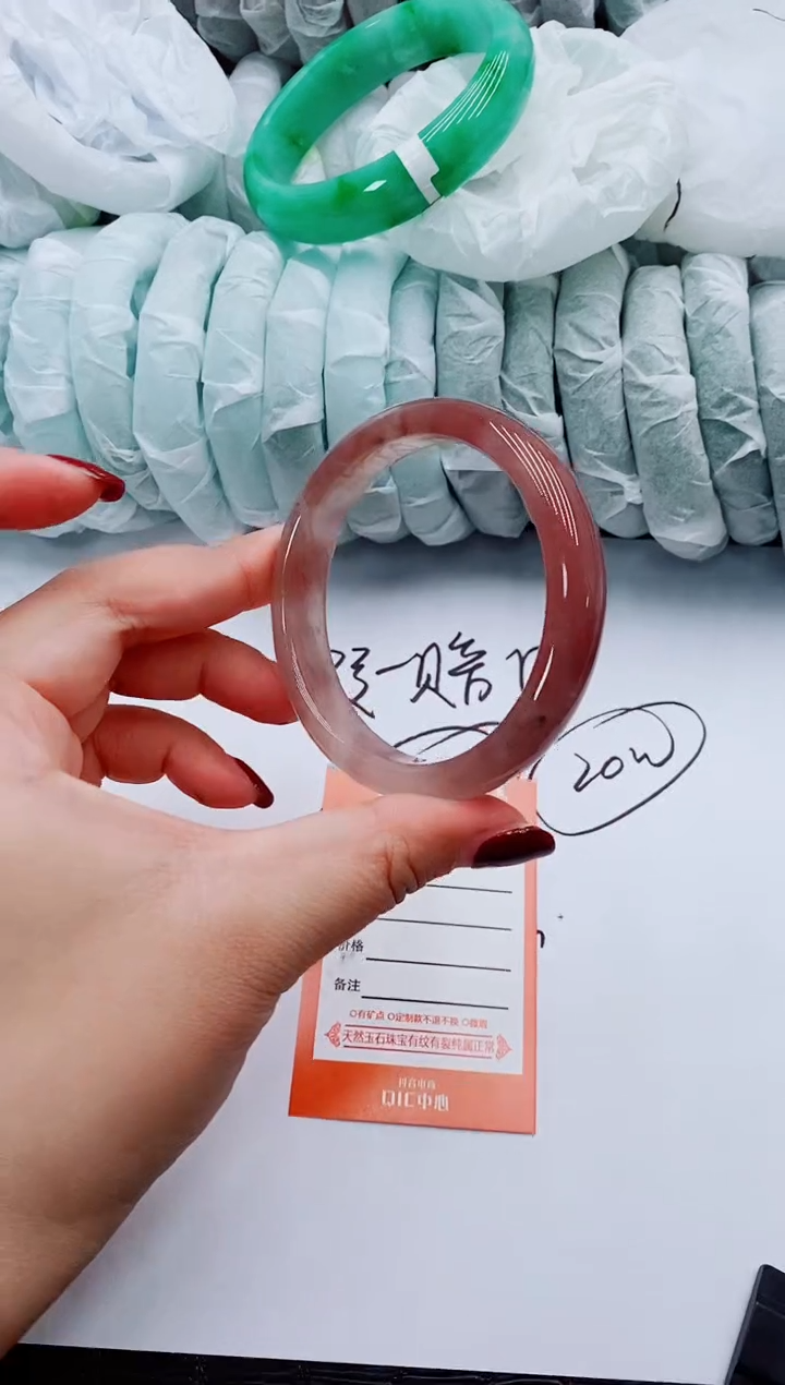 【闪购商品】石英质玉手镯未镶嵌T156-59-60