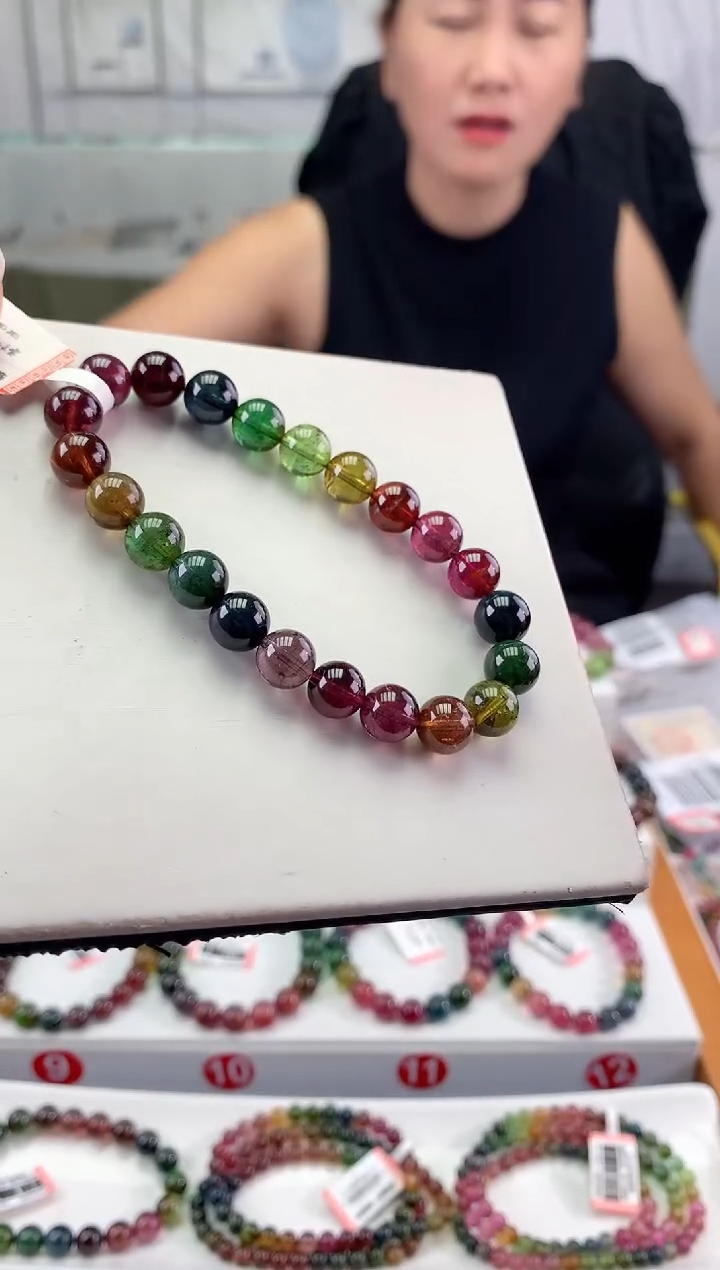 未镶嵌手串碧玺多样性发一条
