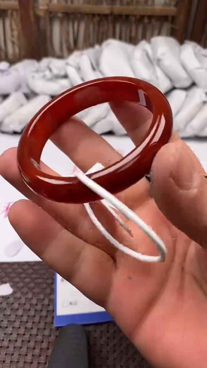 【闪购商品】玛瑙/玉髓手镯未镶嵌113-56多样性发货看清圈口下单