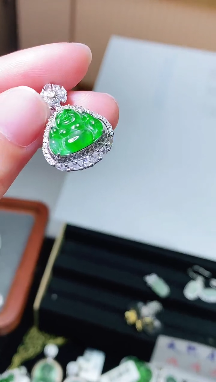 【闪购商品】翡翠未镶嵌颈饰精美翡翠-多样性只发一件H817