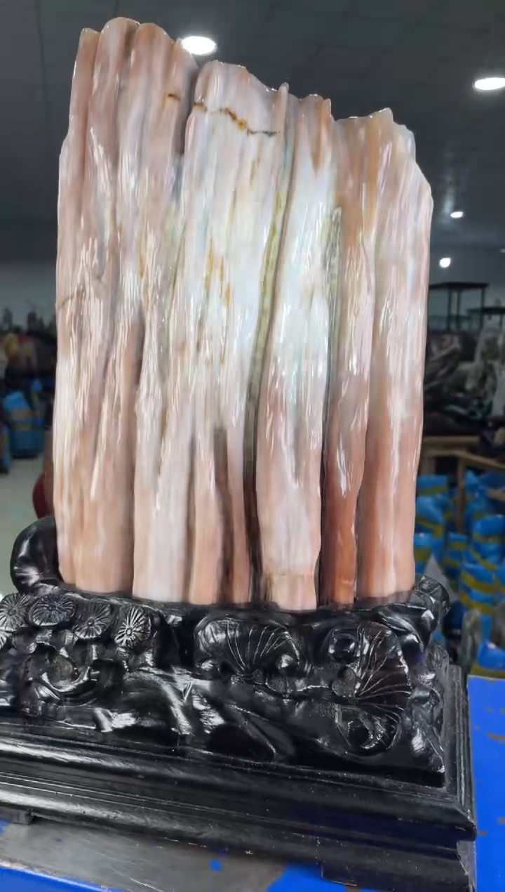 【闪购商品】硅化玉摆件未镶嵌74