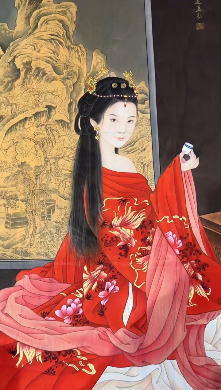 【闪购商品】国画周建真老师绘画作品17-66