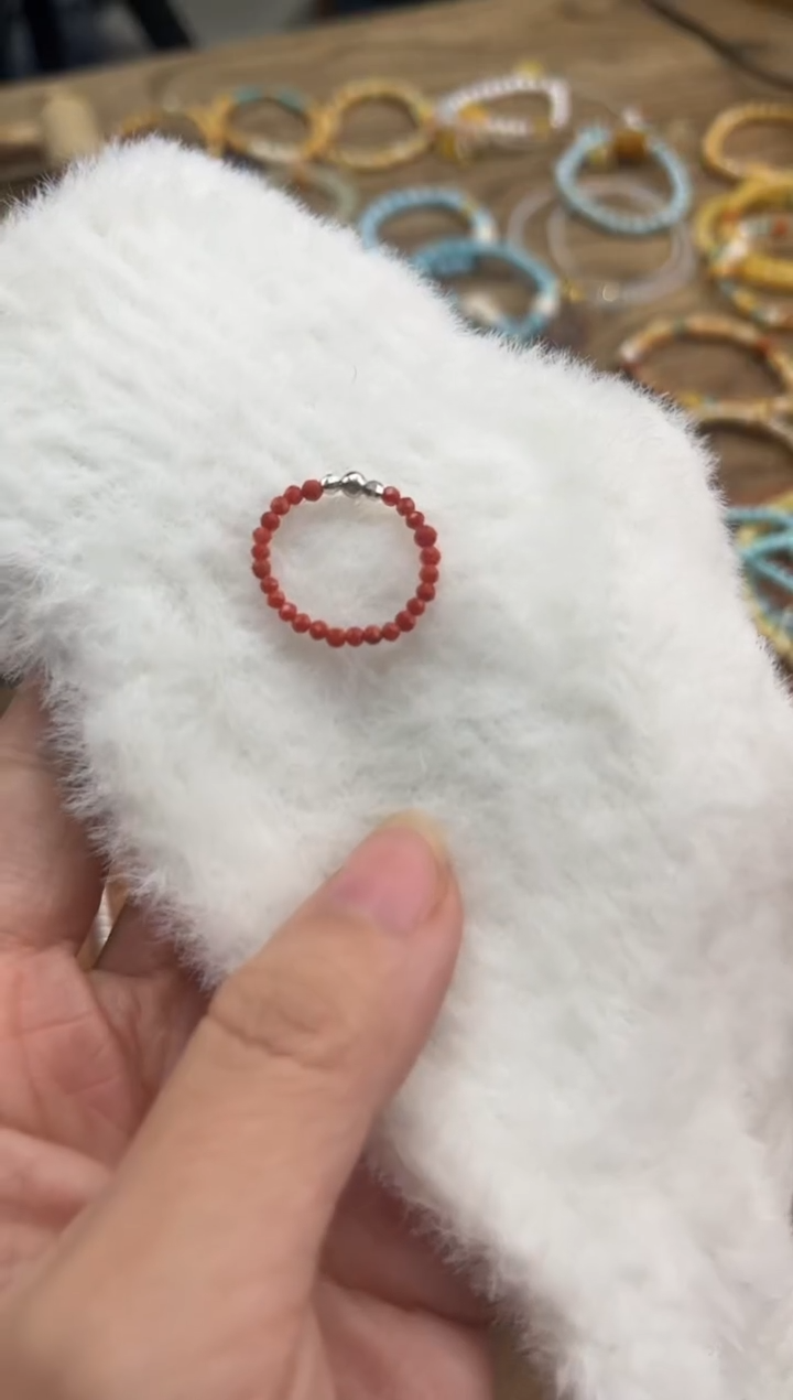 【闪购商品】南红玛瑙戒指未镶嵌戒指