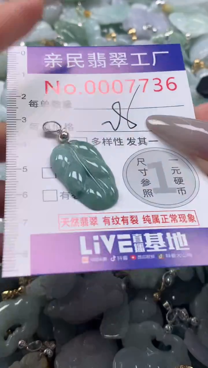 颈饰未镶嵌翡翠7736