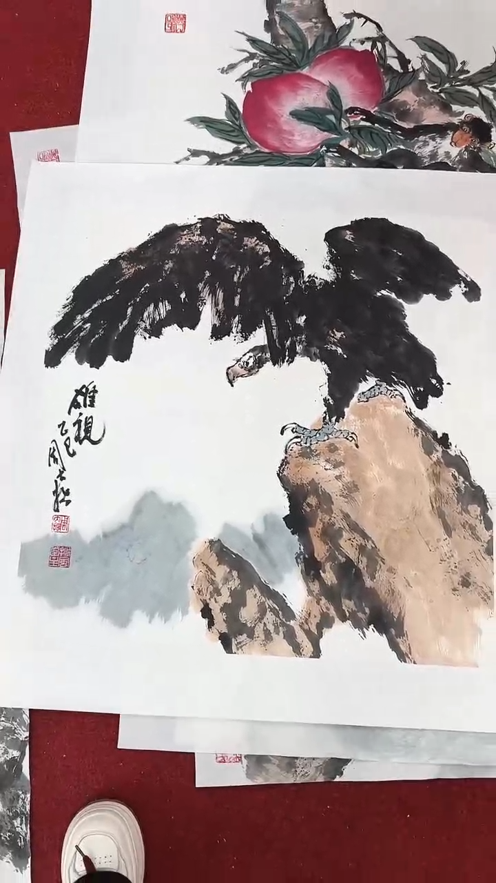 国画周大拙/国画/花鸟