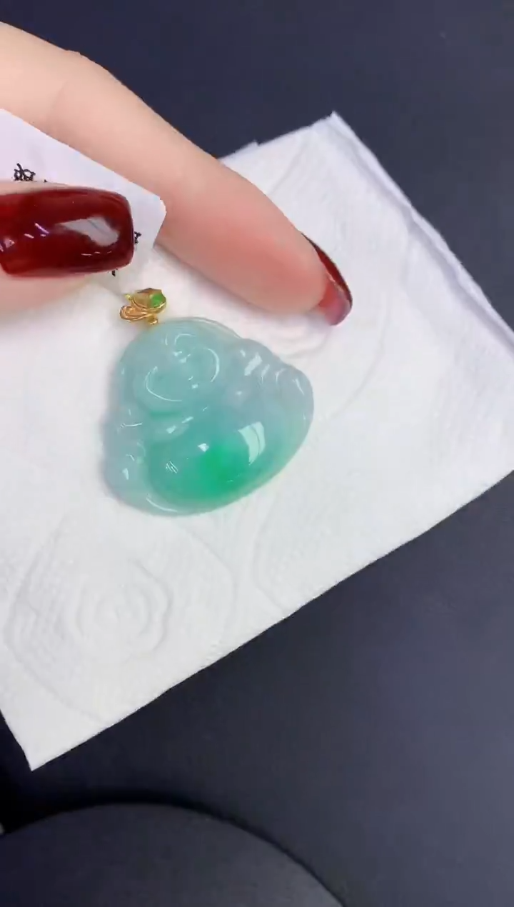 颈饰未镶嵌翡翠缅甸天然翡翠A货