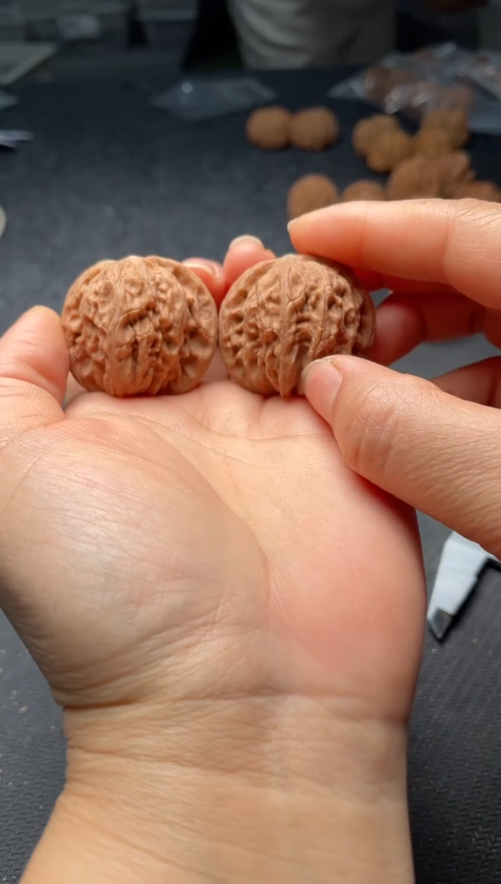 把件文玩核桃w166  磨盘 37尺