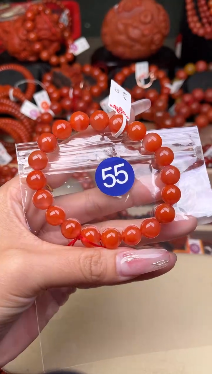 【闪购商品】南红玛瑙珠宝奇石未镶嵌55-10+