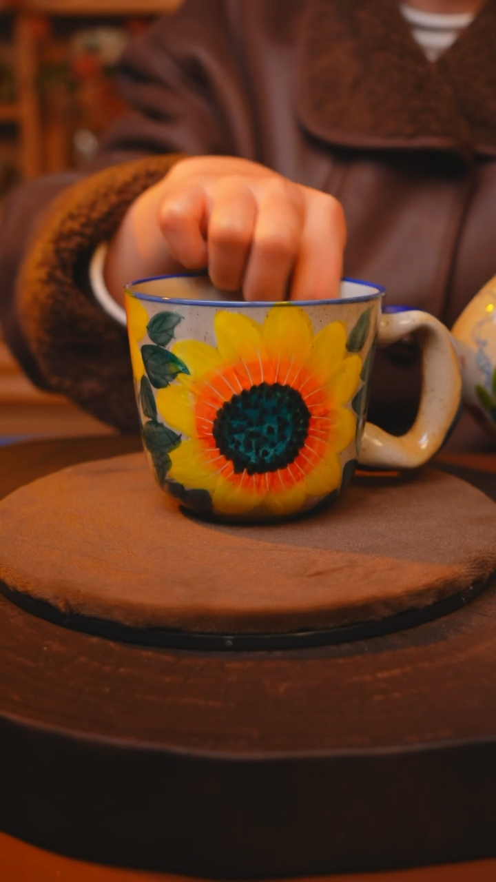 【闪购商品】瓷片景德镇手绘瓷器高温釉下彩----